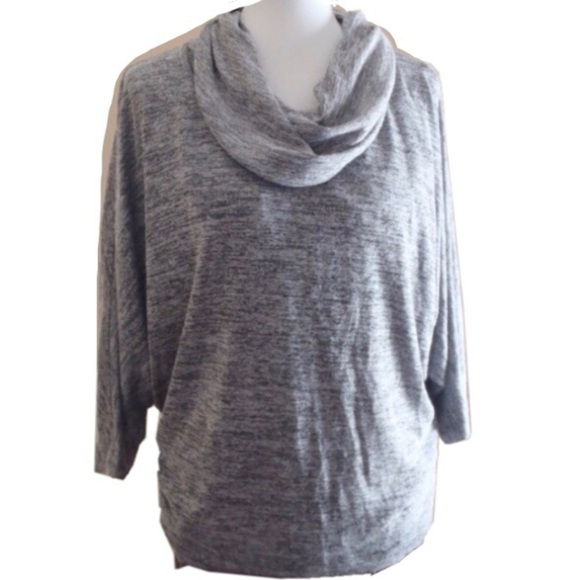 Olivia Moon Cowl Neck Dolman Sleeve Top (Oversized) - Picture 1 of 8